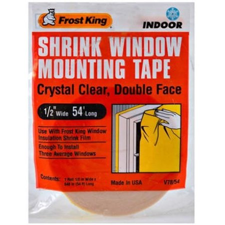 THERMWELL PRODUCTS Thermwell V78-54H Insulation Mounting Tape - 0.5 in. x 54 ft. 592686